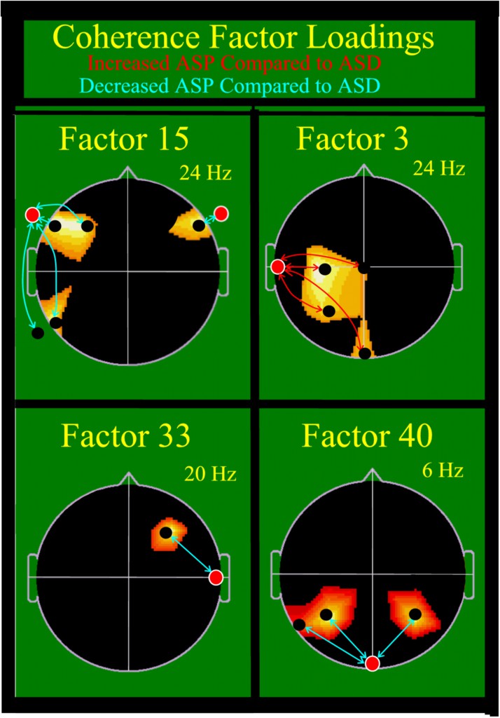 Aspergers vs Autism coherence factors