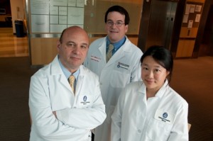 The Children's gene-therapy investigators, L-R: Luigi Notarangelo, David Williams, Sung-Yun Pai.