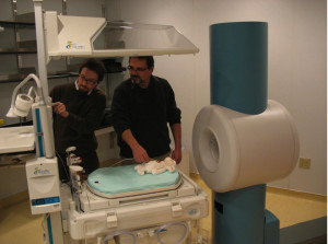 Testing infant-sized MRI magnet interactions between a standard incubator and the new 1.5 Tesla MRI magnet designed for use in the NICU